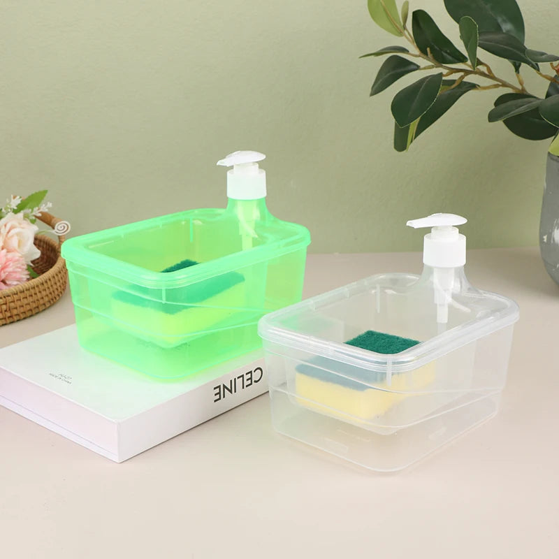 Countertop Soap Dispenser and Scrubber Organizer