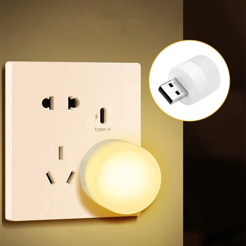 Mini USB LED Night Bulb