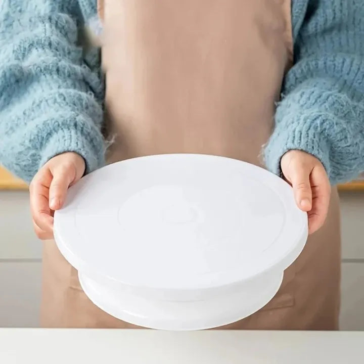 360° Rotating Non-Slip Cake Turntable Stand for Baking & Decorating