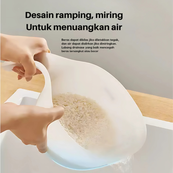 Double Layer Drainage Basket for Kitchen Use