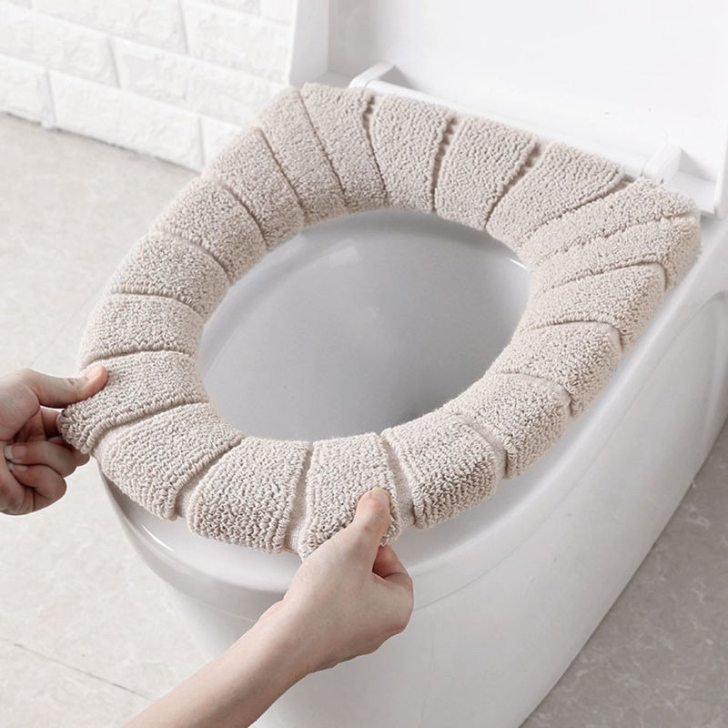 Commode Toilet Seat Cover Comfortable Bathroom Cushion
