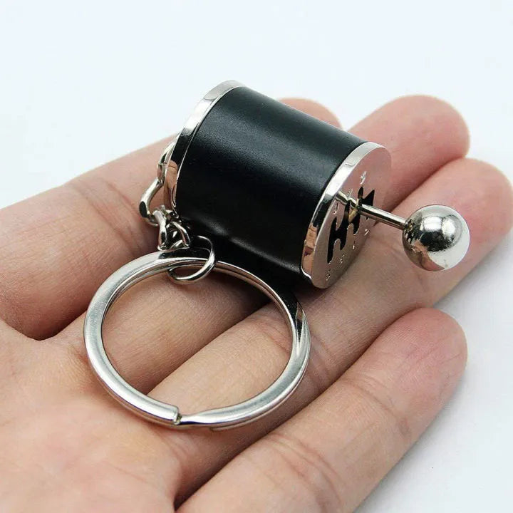 6-Speed Manual Gearbox Metal Car Keychain