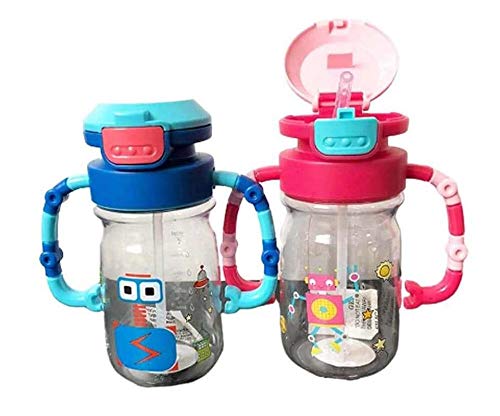 650ml Reusable Plastic Water Bottle for Kids