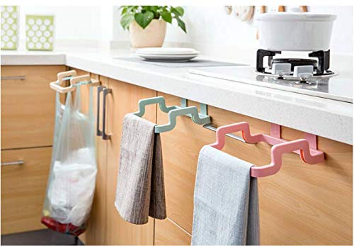 Kitchen Cabinet Hanging Trash Rack & Towel Storage – 1Pc