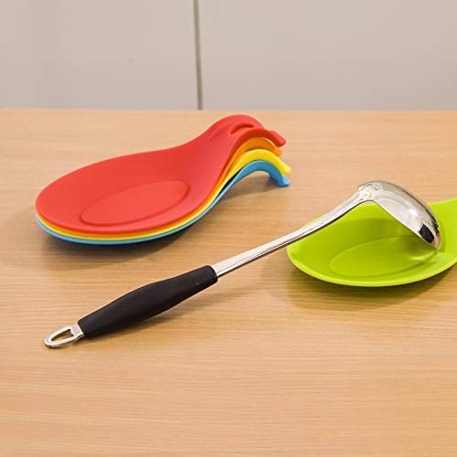 Kitchen Accessories Spoon Holder Plastic Spoon Rest - Pack Of 5