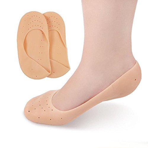 Full-Length Silicone Foot Protector Moisturizing Socks - 1 Pair