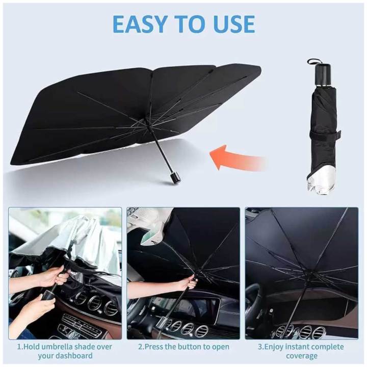 Foldable Car Windshield Sun Shade Umbrella Cover