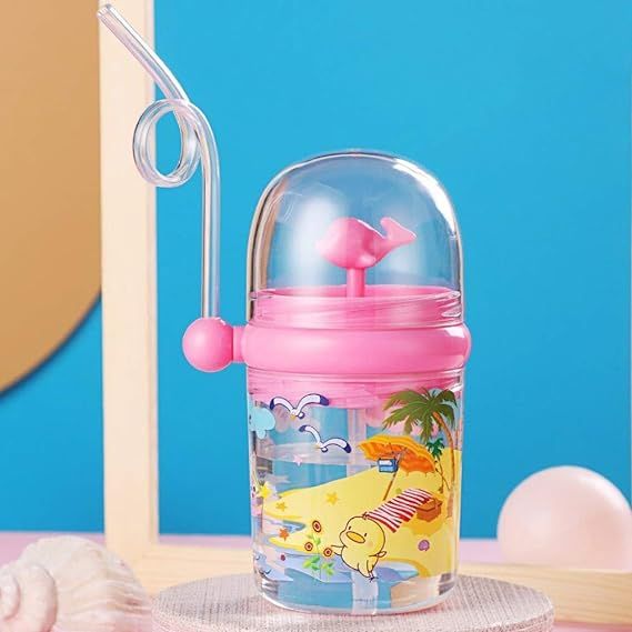 Straw Water Bottle for Kids – Leak-Proof
