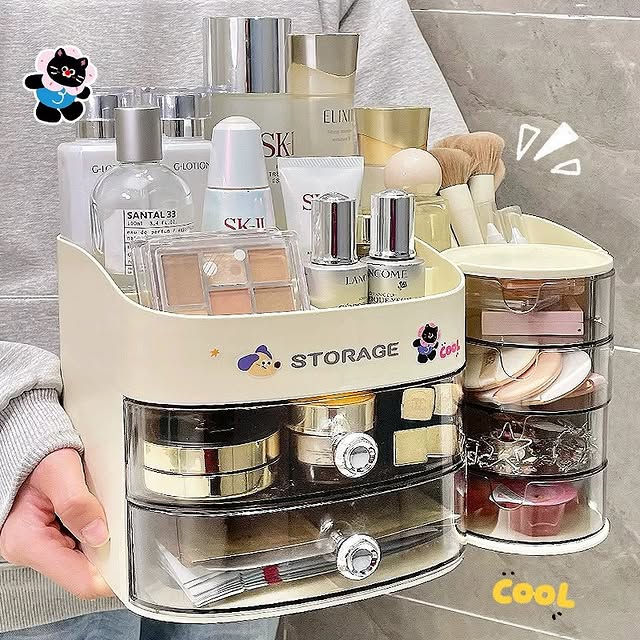 Large Capacity Makeup Organizer for Cosmetics Storage