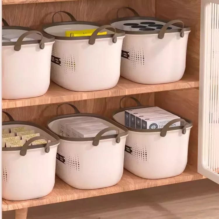 3-Piece Multipurpose Storage Basket Set for Home