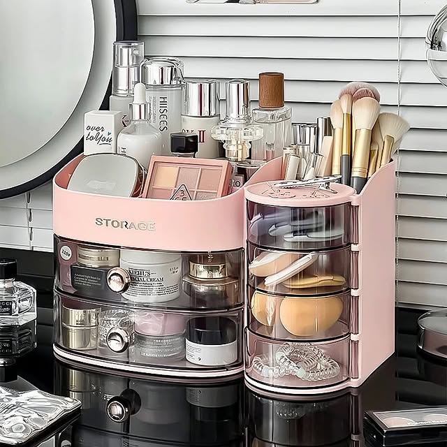 Large Capacity Makeup Organizer for Cosmetics Storage