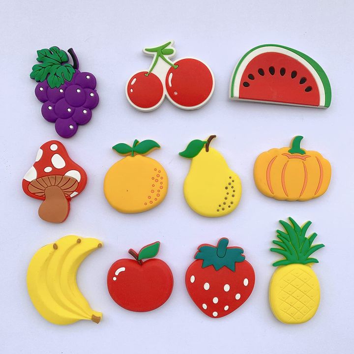 6pcs Silicone Fridge Magnets Set for Toddlers