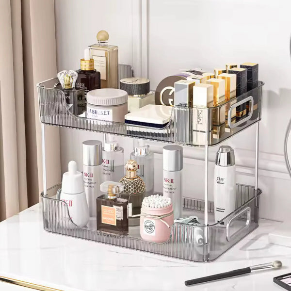 Clear Acrylic Bathroom Storage Organizer Shelf