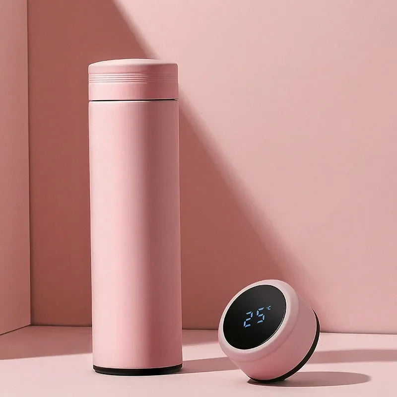 Stainless Steel Led Temperature Water Bottle