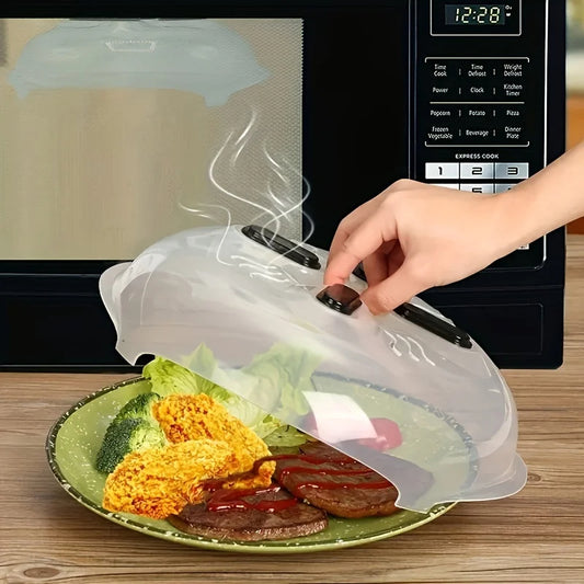 Plastic Microwave Food Cover for Heating & Splash Protection