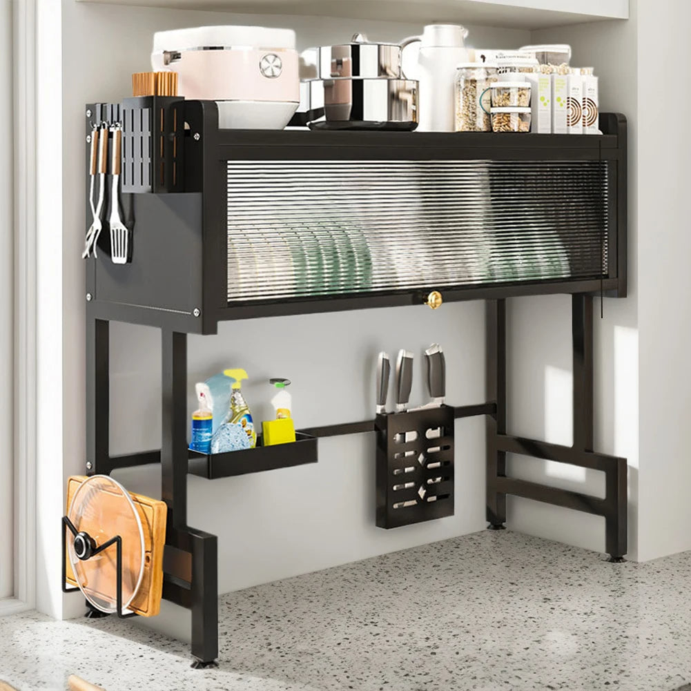 Imorted Metal Big 85cm Over Sink Shelf with Door(Free Delivery Limited Time Offer)