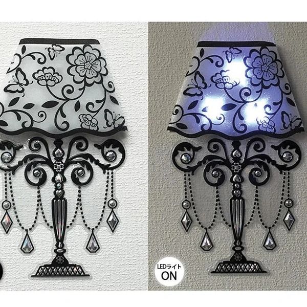 3D LED Lamp Wall Sticker for Home Decor