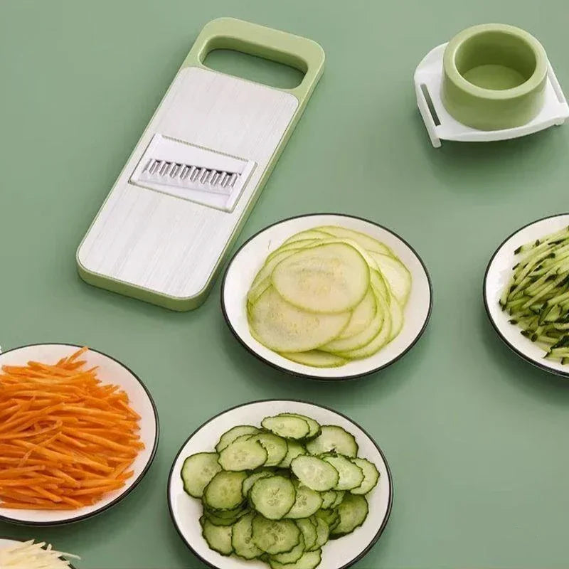 5 in 1 Stainless Steel Vegetable Cutter & Peeler