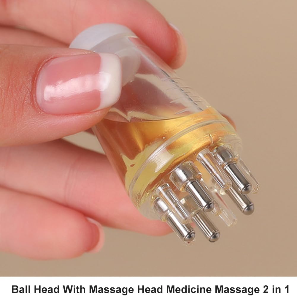 Hair Oil Applicator Bottle – Scalp Massage Comb