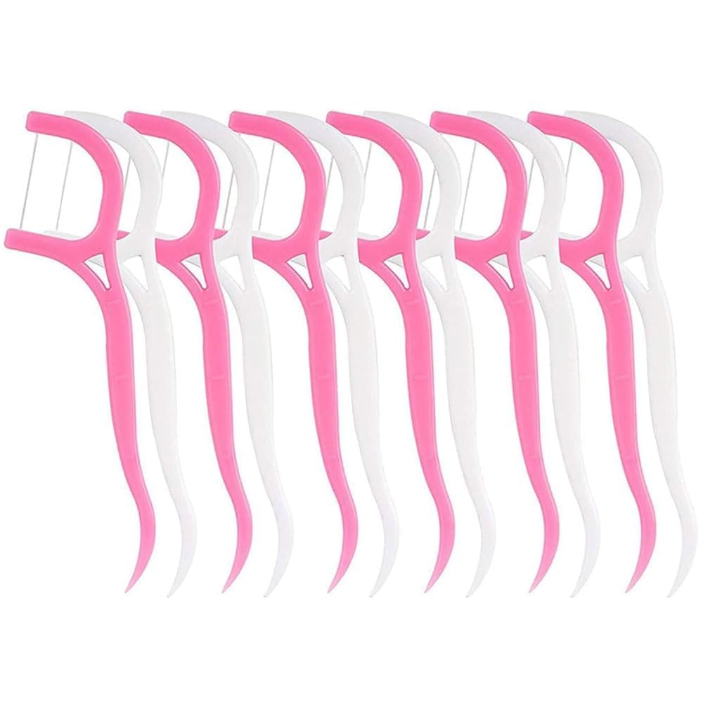 Toothpick Dental Floss Small Portable Teeth Stick Plastic Tooth Picks - 20Pcs