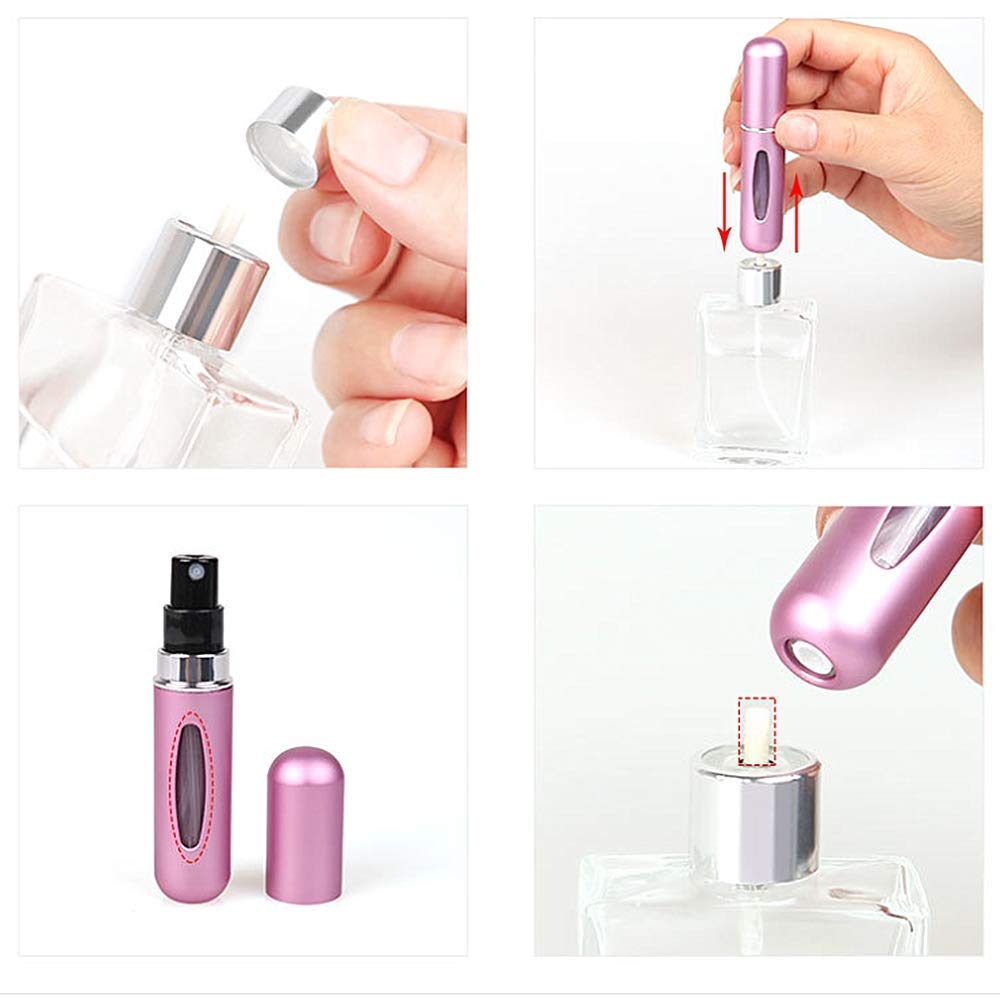 Travel Accessories Perfume Atomizer Refillable Fragrance Spray Bottle - 5ml
