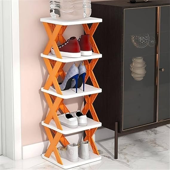 5-Layer Multi-Functional Stackable Storage Organizer Rack