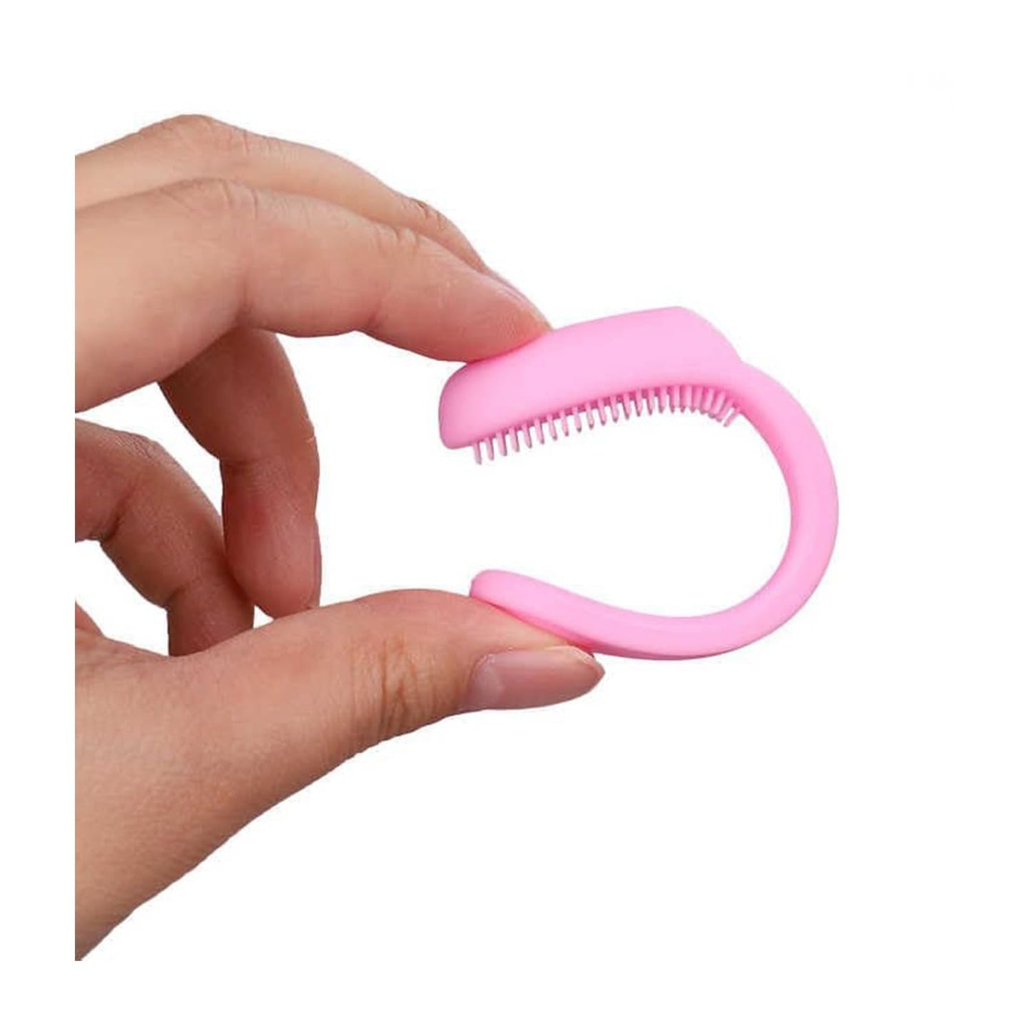 Finger Shape Silicone Nose Cleaner Blackhead Remover - 1Pc