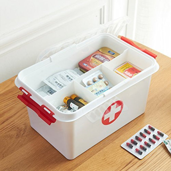First Aid Kit Storage Box – Emergency Medical Organizer