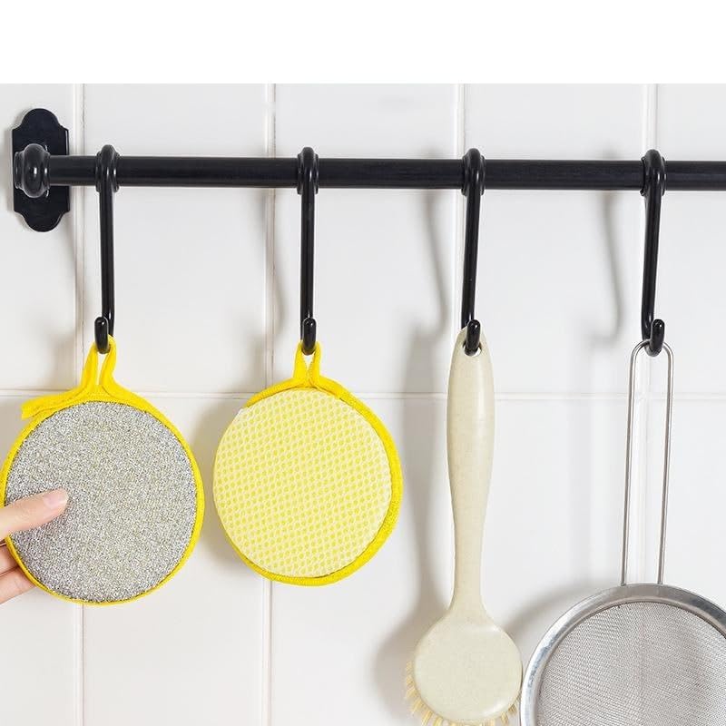 New Reusable High Quality Double Side Dishwashing Sponge