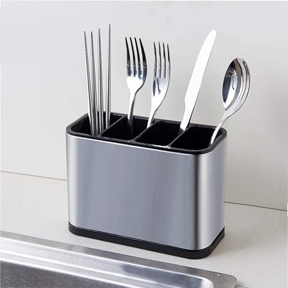 Stainless Steel Kitchen Utensil Cutlery Holder