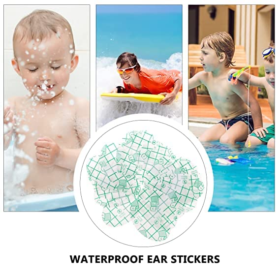 Multipurpose Baby Ear Protection Waterproof Sticker for Bath - 30Pcs
