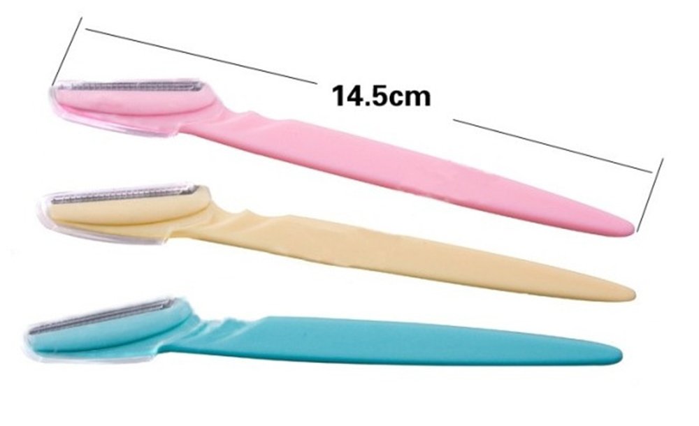 Pack of 3 Eyebrow Razors Facial Hair Trimmer for Women