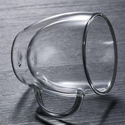 350ml Double Wall Insulated Glass Cup