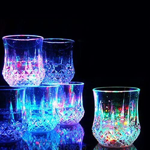 Lighting Platinum Cup Led Flashing Water Inductive Rainbow Color Cup - 1Pc