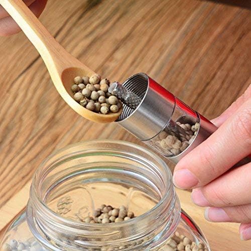 Stainless Steel Manual Pepper & Salt Grinder