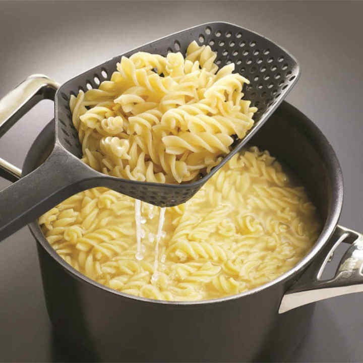 Scoop Colander Strainer Spoon – Durable Nylon Kitchen Tool"