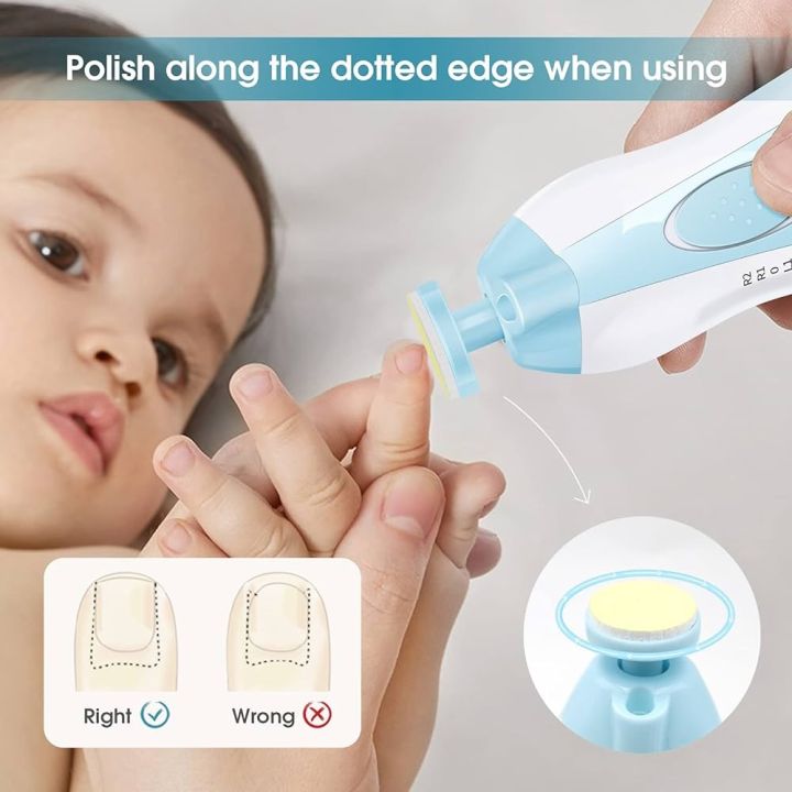 Electric Nail Buffer and Grinder for Babies