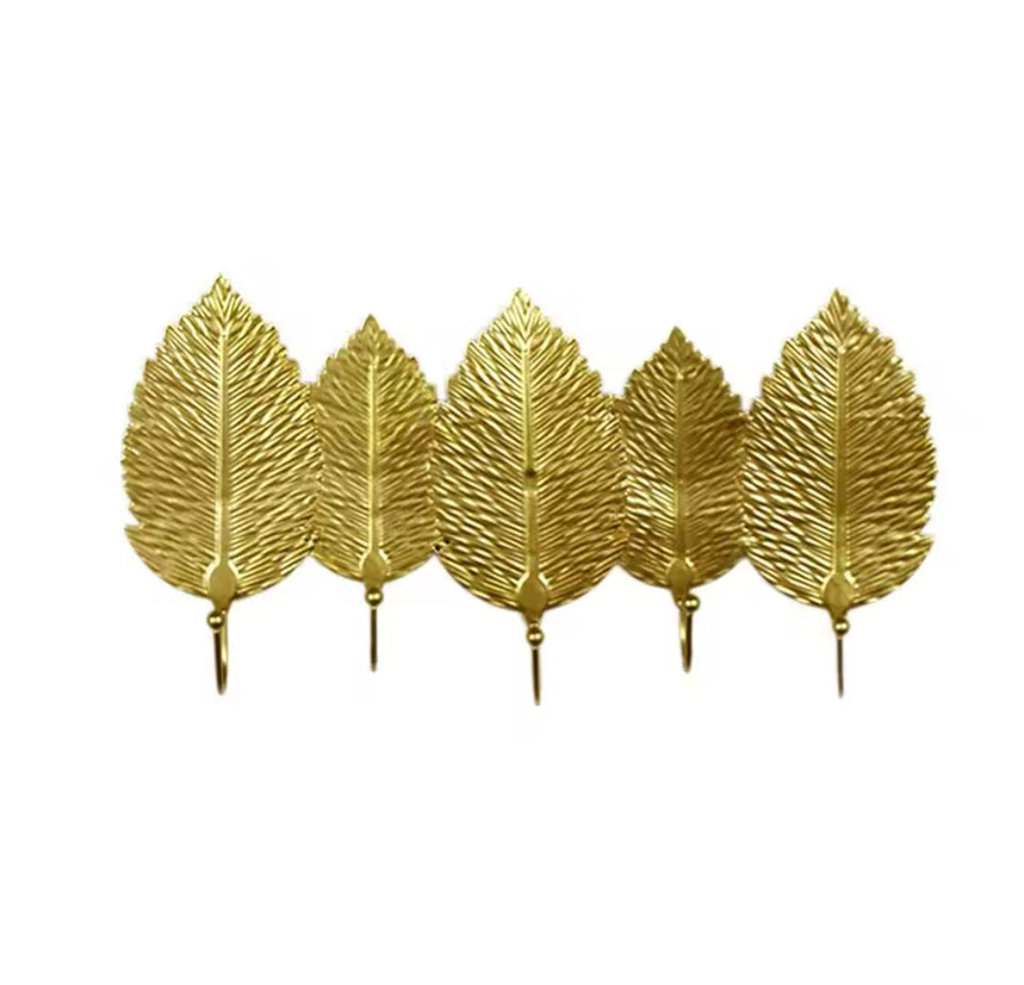 Metal Leaf Wall Hook – Multipurpose Key Hanger Rack