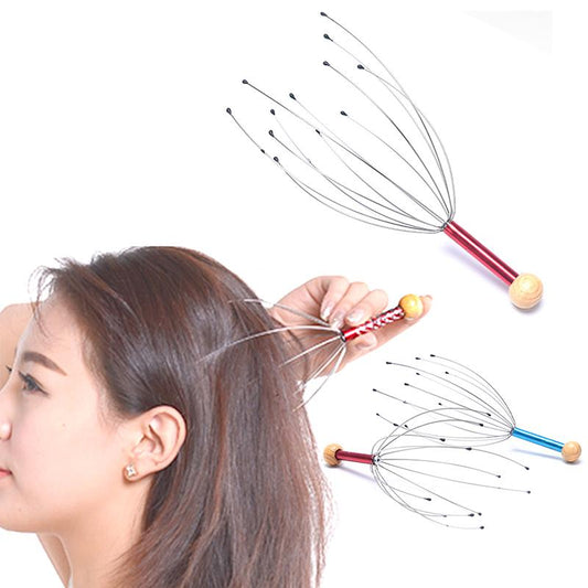 Octopus Shape Head Scalp Massager for Relaxation - 1Pc