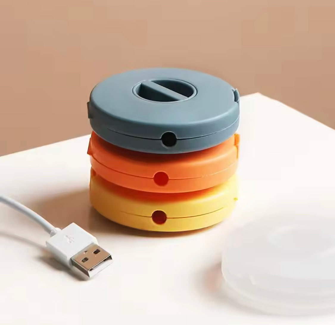 Pack of 3 Rotating Cable Storage Boxes