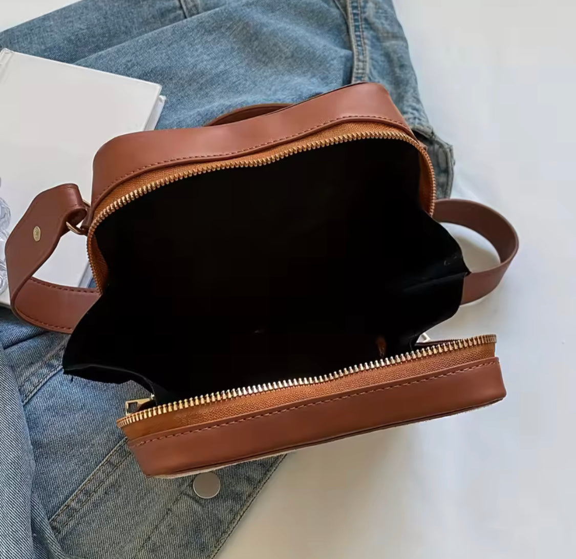 Fried Toast Bread Crossbody Shoulder Bag for Women