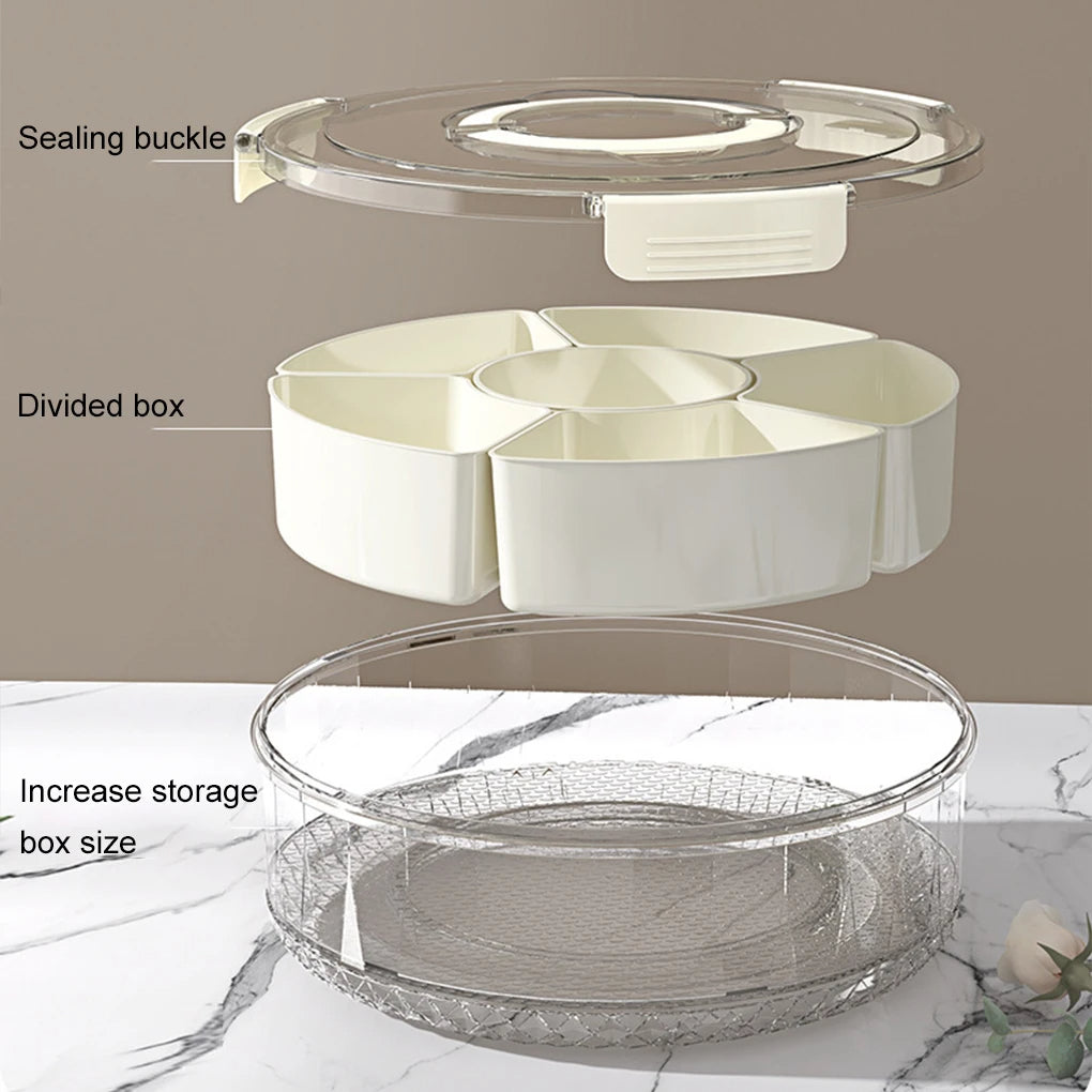 360° Rotating 6-Position Kitchen Spice Dispenser