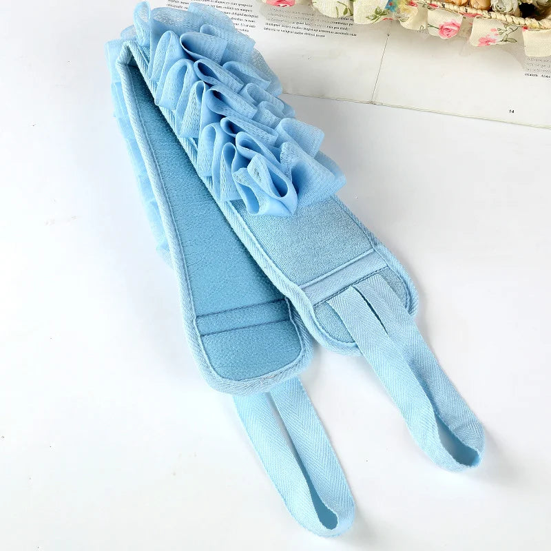 2-in-1 Exfoliating Shower Bath Scrubber Belt