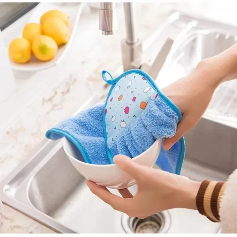 Soft Microfiber Hanging Kitchen Towel
