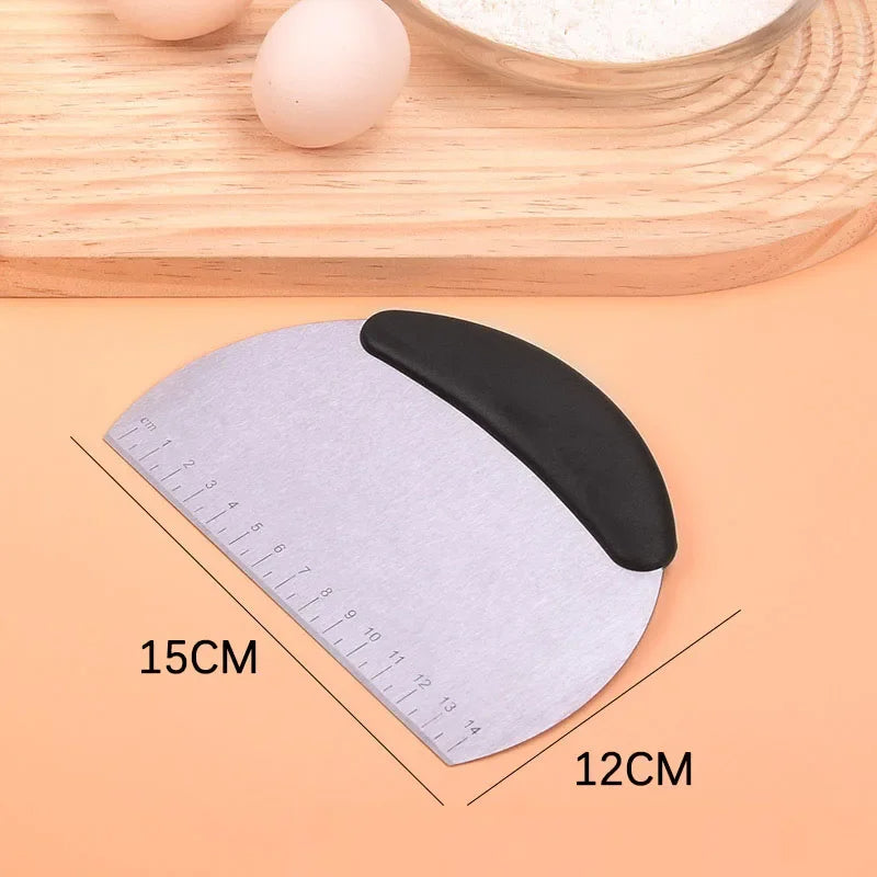 Stainless Steel Dough Scraper & Pastry Cutter Tool