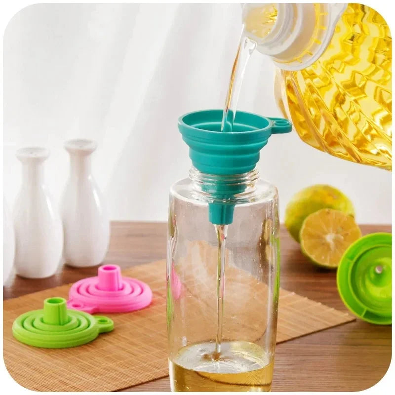 Silicone Collapsible Folding Liquid Funnel