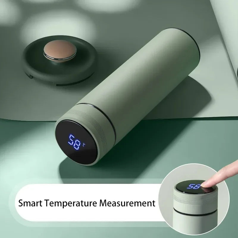 Stainless Steel Led Temperature Water Bottle
