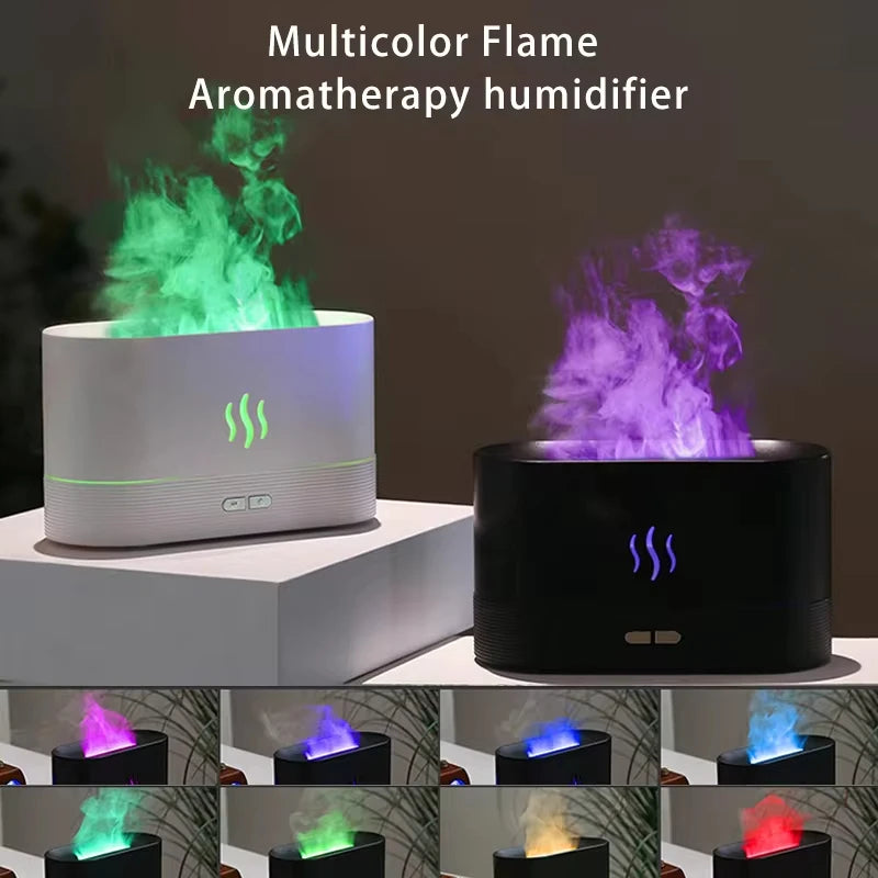 Ultrasonic Cool Mist Fire Humidifier LED Essential