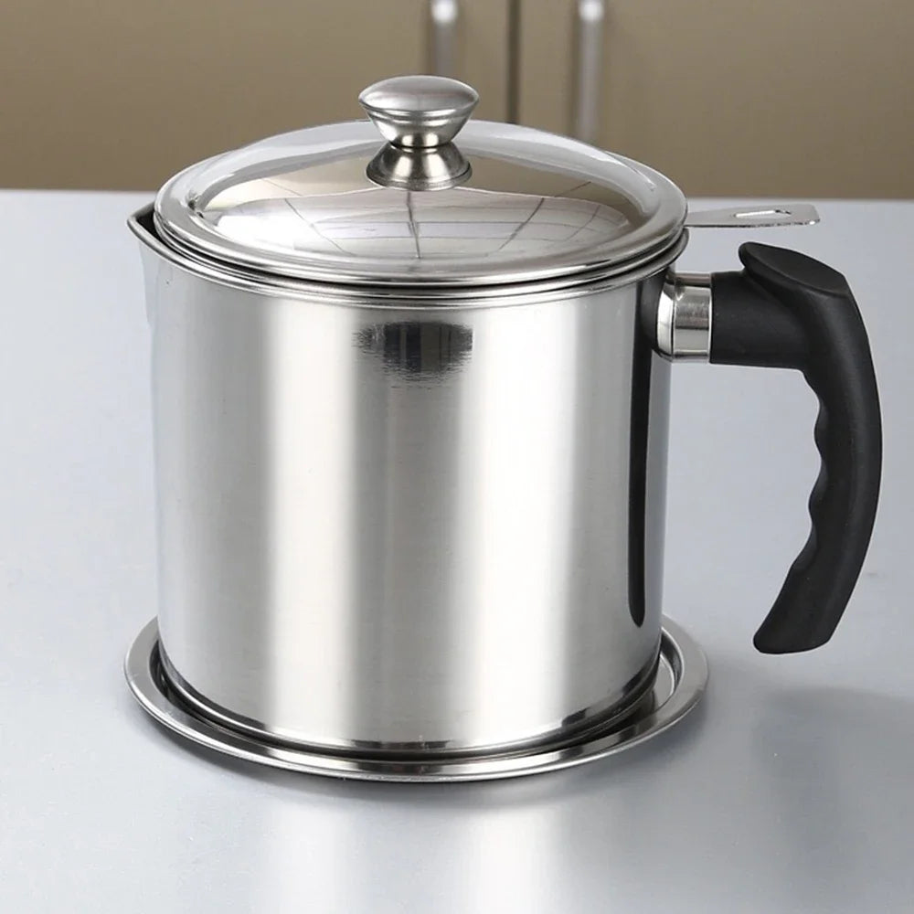 Large Capacity Stainless Steel Oil Filter Pot