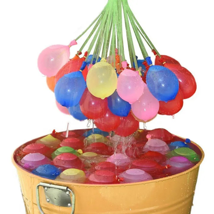 60 Seconds Fill & Tie Magic Water Balloons – 74 PCS Multicolor